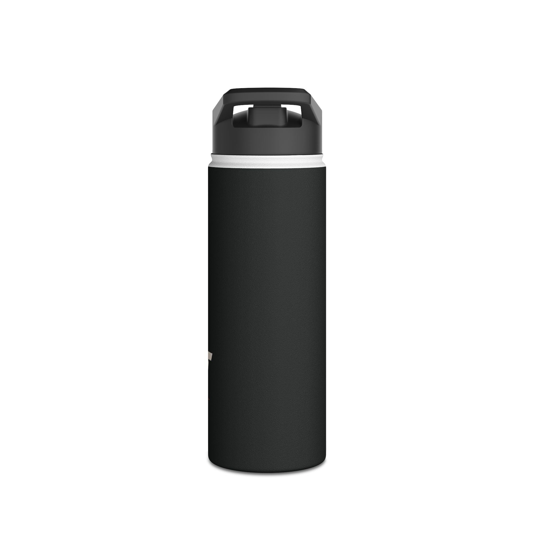 Coffee Company stainless steel water bottle with UpShift logo, matte finish, double-wall insulation, and BPA-free lid