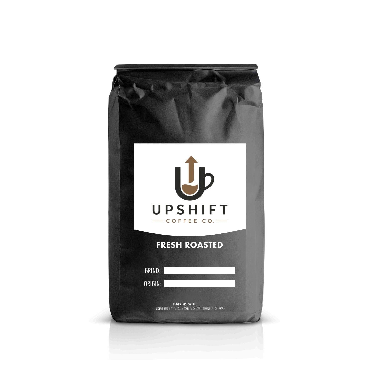 Dark roast 6 Bean Blend coffee with rich, complex flavor and espresso house blend packaging